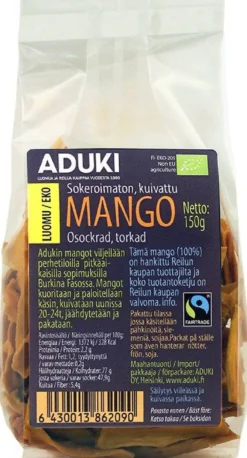 Aduki Kuivattu Mango 150 g