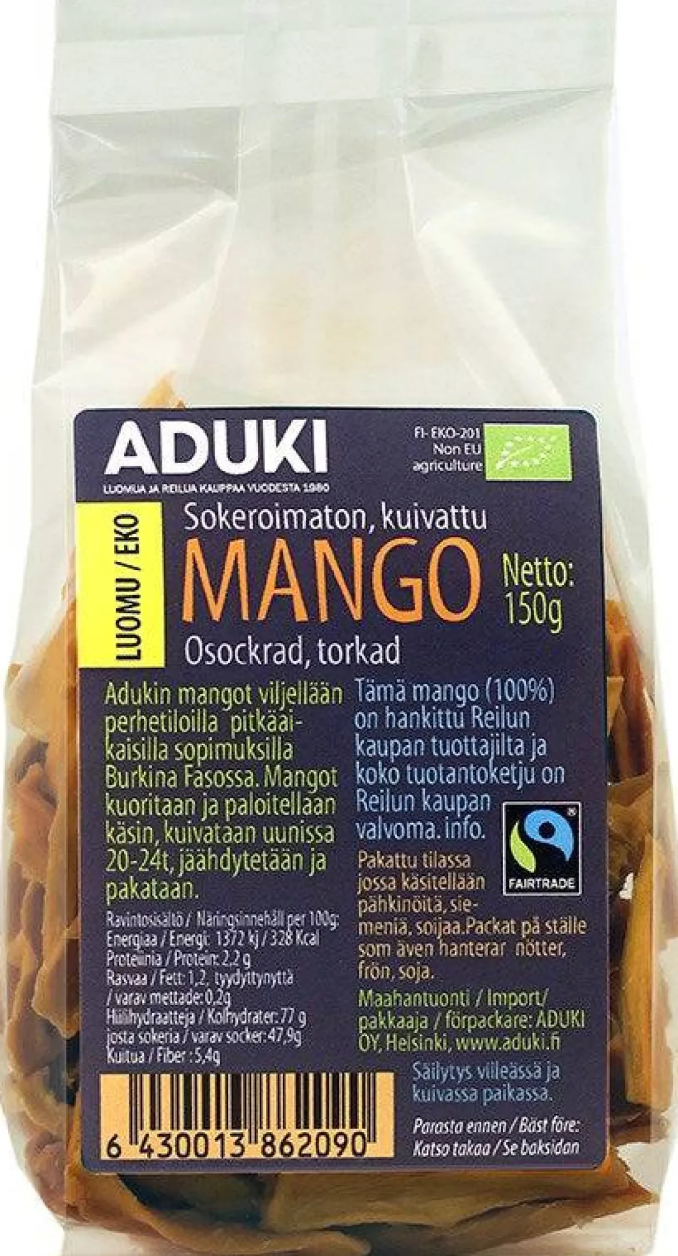 Aduki Kuivattu Mango 150 g