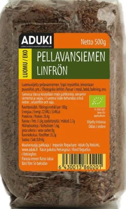 Aduki Pellavansiemen 500 g