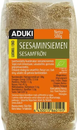 Aduki Seesaminsiemen 500 g