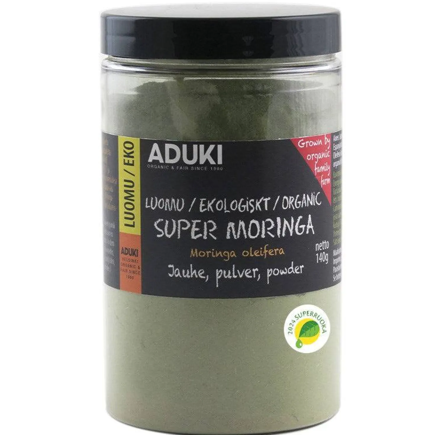 Aduki Super Moringa jauhe 140 g
