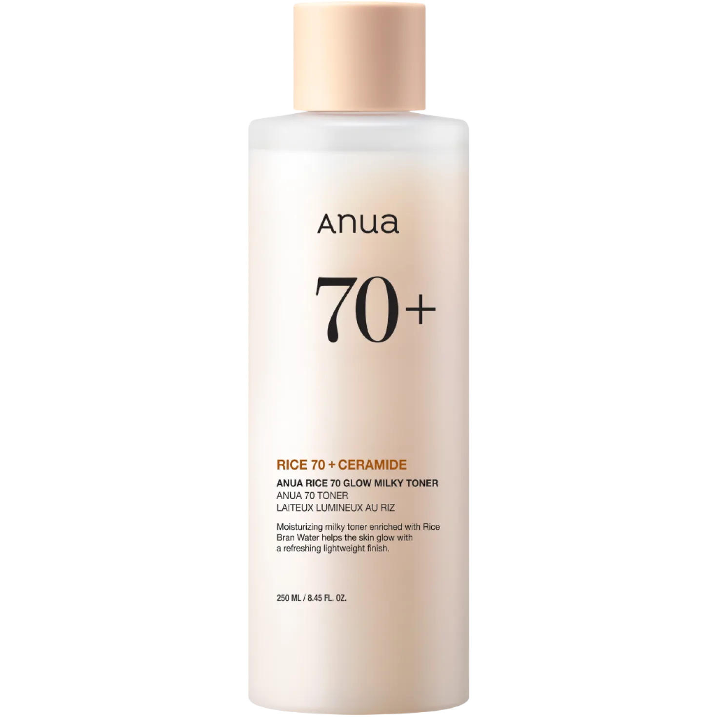 Anua Rice 70 Glow Milky Toner - Kasvovesi 250 ml
