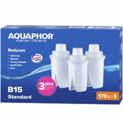 Aquaphor B15 vaihtosuodatin Ideal ja Dafi lasikannuihin 3 kpl