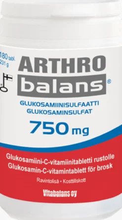 Arthrobalans 750 mg Glukosamiini 180 tabl.