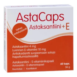 AstaCaps Astaksantiini + E-vitamiini 60 kaps.
