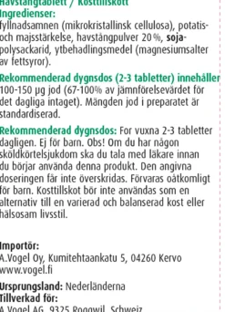 A.Vogel KelpasanVeg - Merilevätabletti 150 tabl.