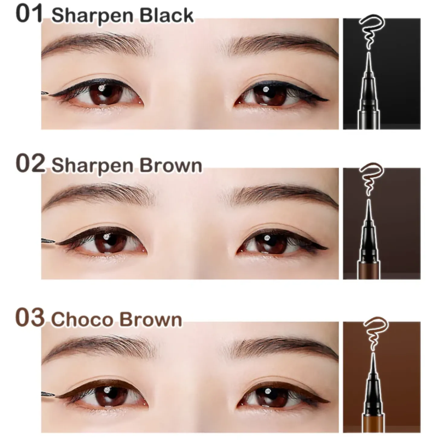 BBIA Last Pen Eyeliner - Nestemäinen silmänrajauskynä 03 Choco Brown