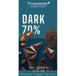 Benjamissimo Tumma Suklaa 70% 60 g