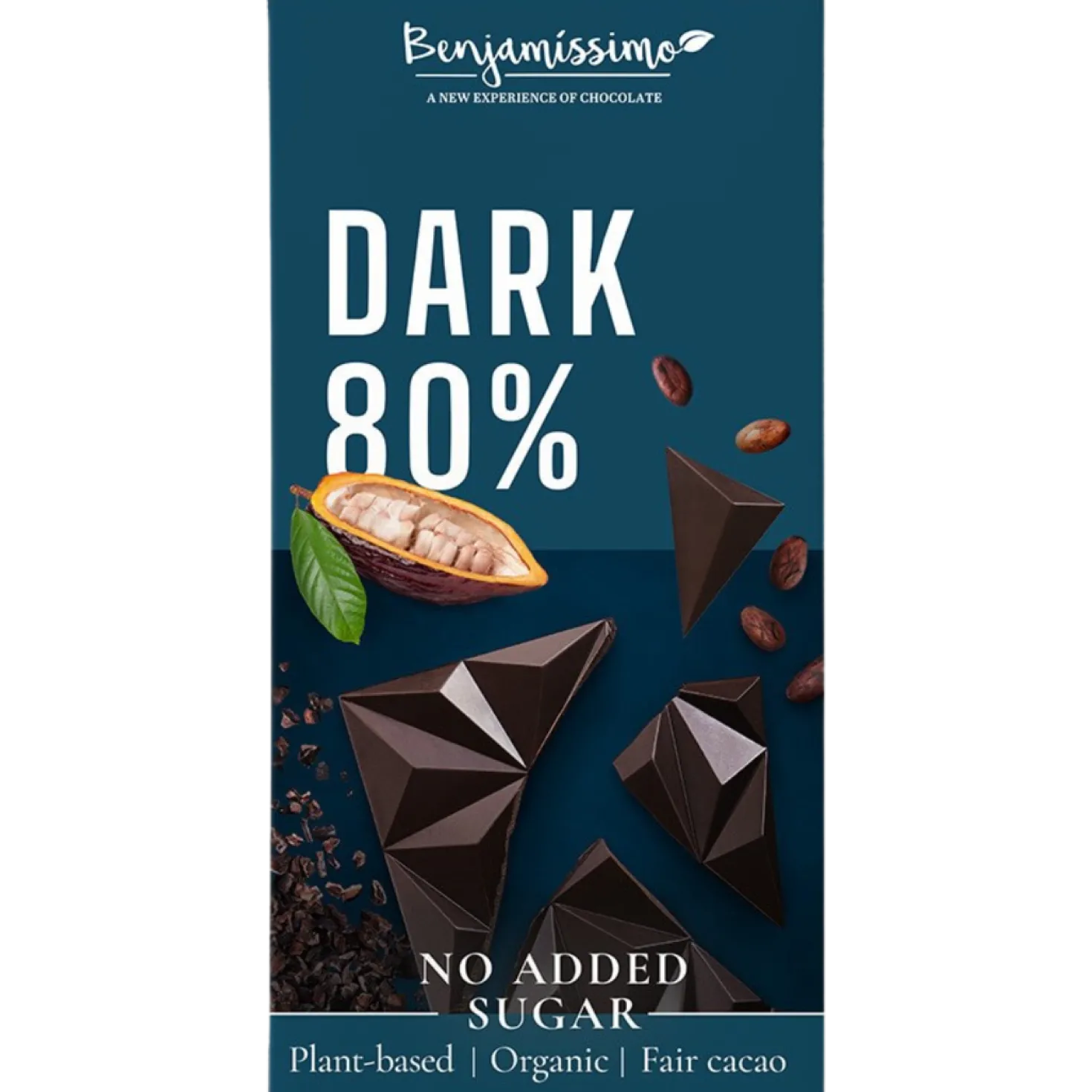 Benjamissimo Tumma Suklaa 80% 60 g