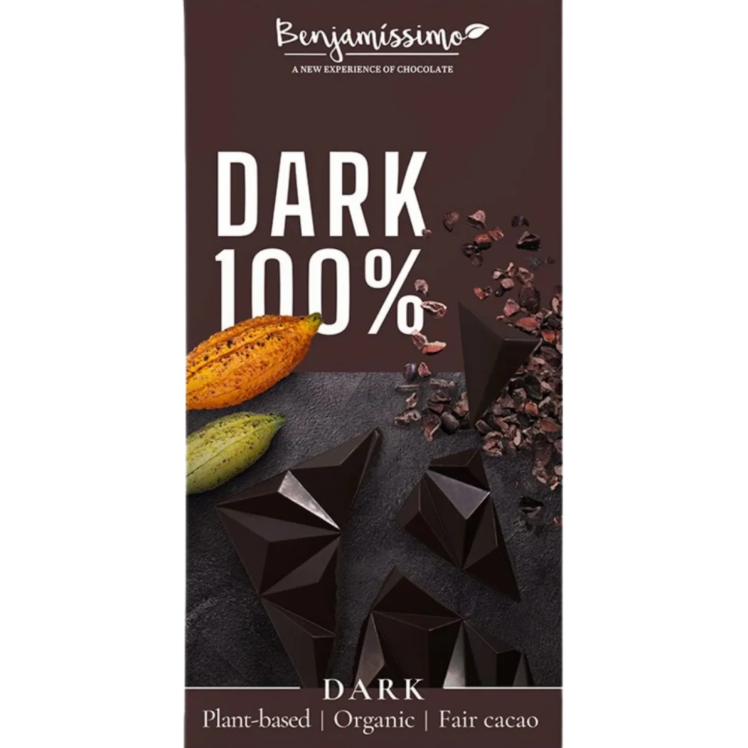 Benjamissimo 100% Tumma Suklaa 60 g - toimituskatko