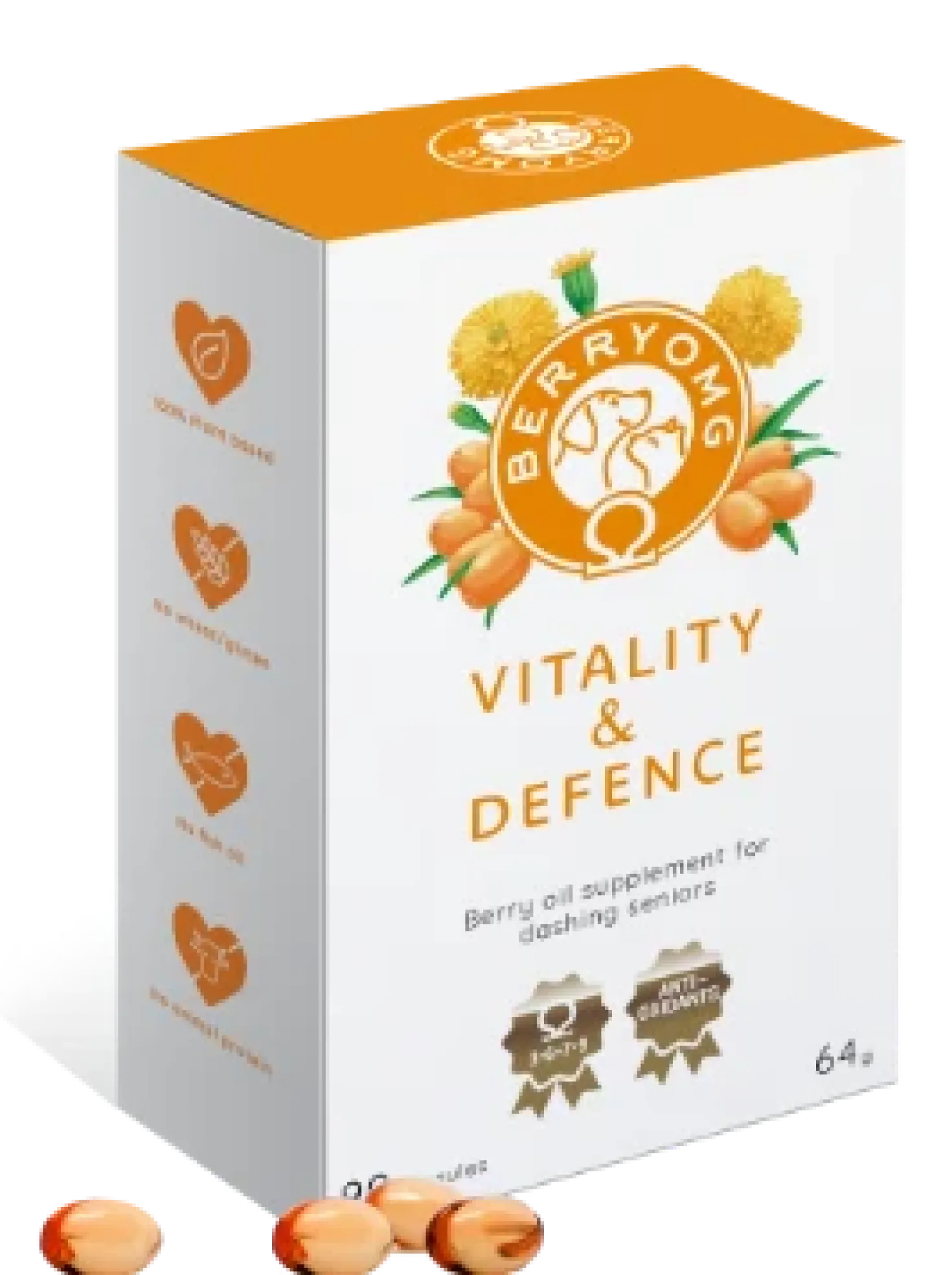 BerryOMG Vitality & Defence 90 kaps.