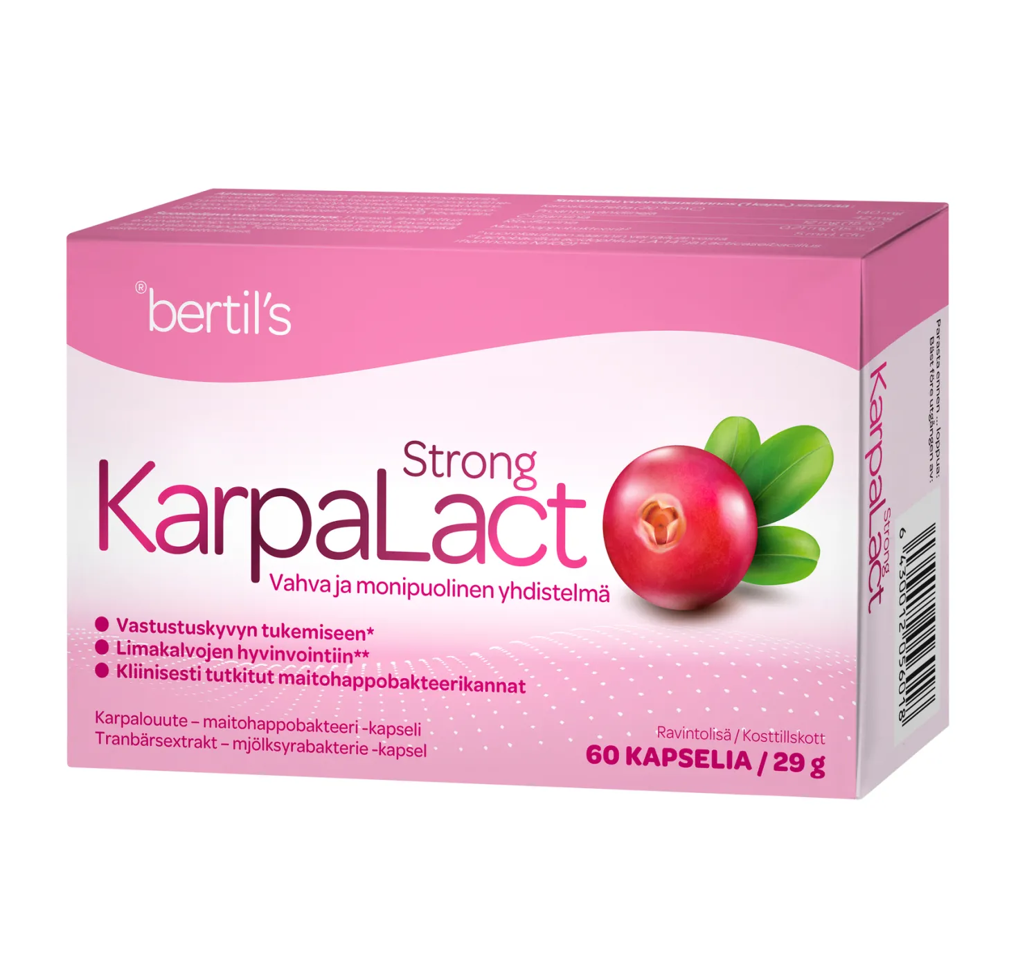 Bertil's KarpaLact Strong - Karpalouute 60 kaps.