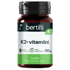 Bertil's K2-vitamiini 100 µg 60 tabl.