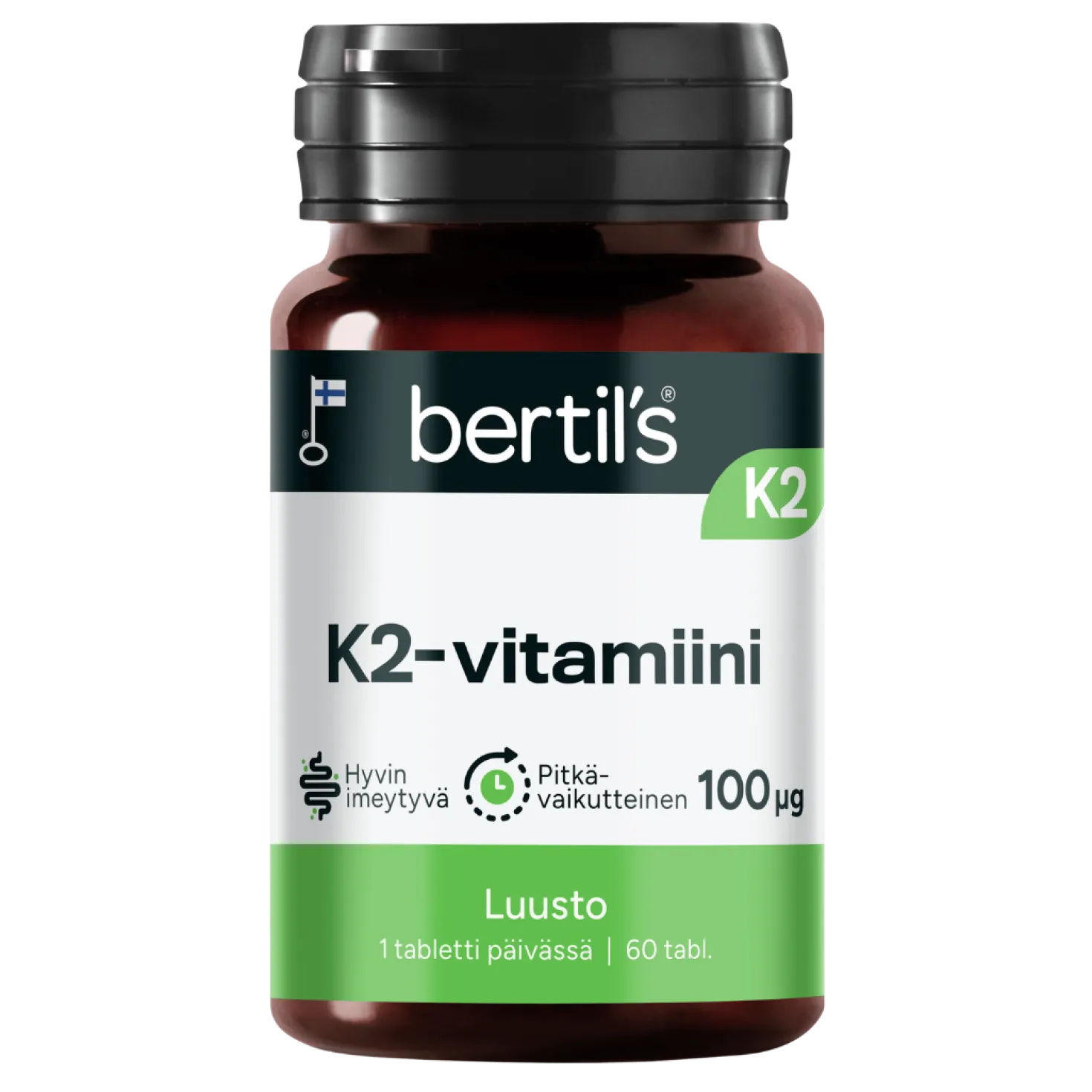 Bertil's K2-vitamiini 100 µg 60 tabl.