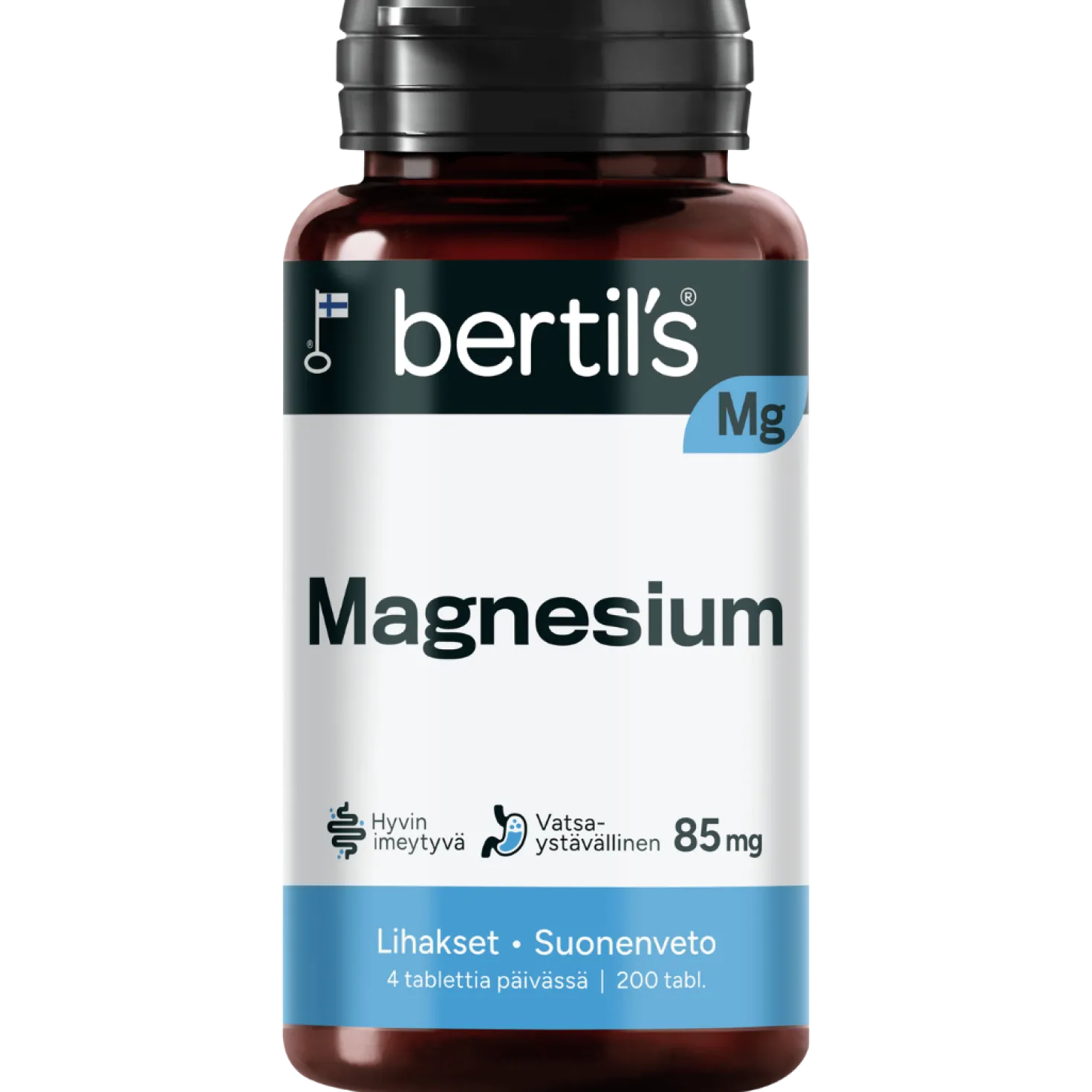 Bertil’s Magnesium 85 mg 200 tabl.