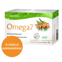 Bertil's Omega7 Kaksoistyrniöljy 150 kaps. Markkinoija: Midsona