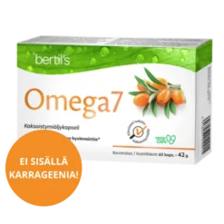 Bertil's Omega7 Kaksoistyrniöljy 60 kaps. - Markkinoija: Midsona