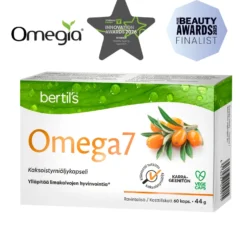 Bertil's Omega7 Kaksoistyrniöljy 60 kaps. - Markkinoija: Midsona