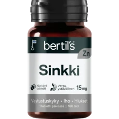 Bertil's Sinkki 15 mg 100 tabl.