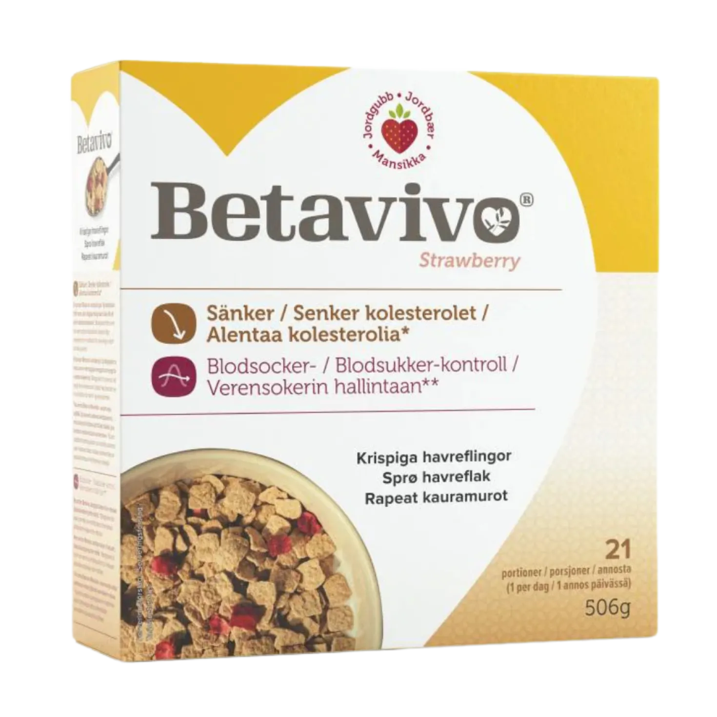 Betavivo Kauramurot - Mansikka 506 g