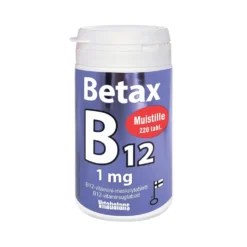 Betax B12 1 mg - B12-vitamiini 220 imeskelytablettia