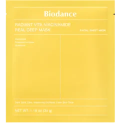 Biodance Radiant Vita Niacinamide Real Deep Mask - Kasvonaamio 1 kpl