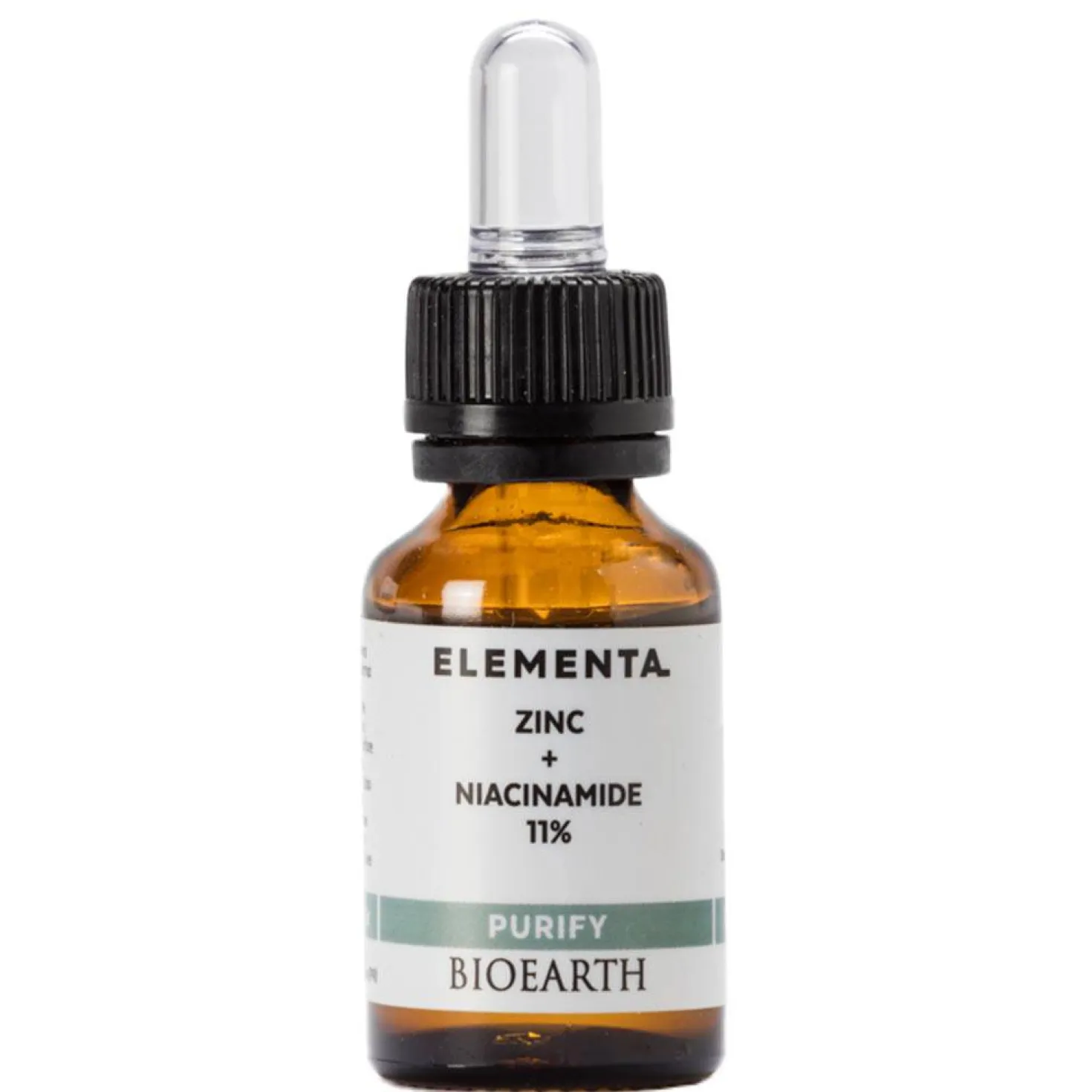 Bioearth Elementa Zinc + Niasiiniamidi 11 % - Kasvoseerumi 15 ml