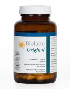Biolatte Original - Maitohappobakteerivalmiste 110 kaps.
