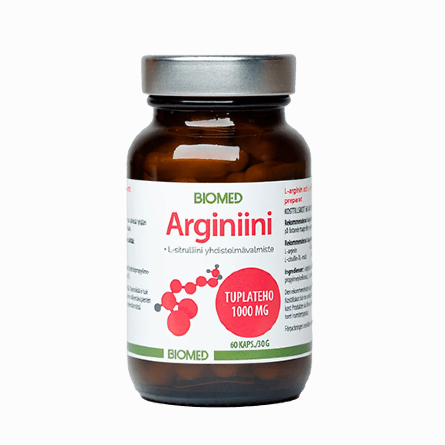 Biomed Arginiini 60 kaps.