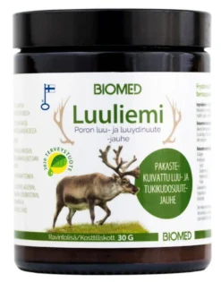 Biomed Luuliemijauhe - Suomalainen pakastekuivattu poron luuliemi 30 g