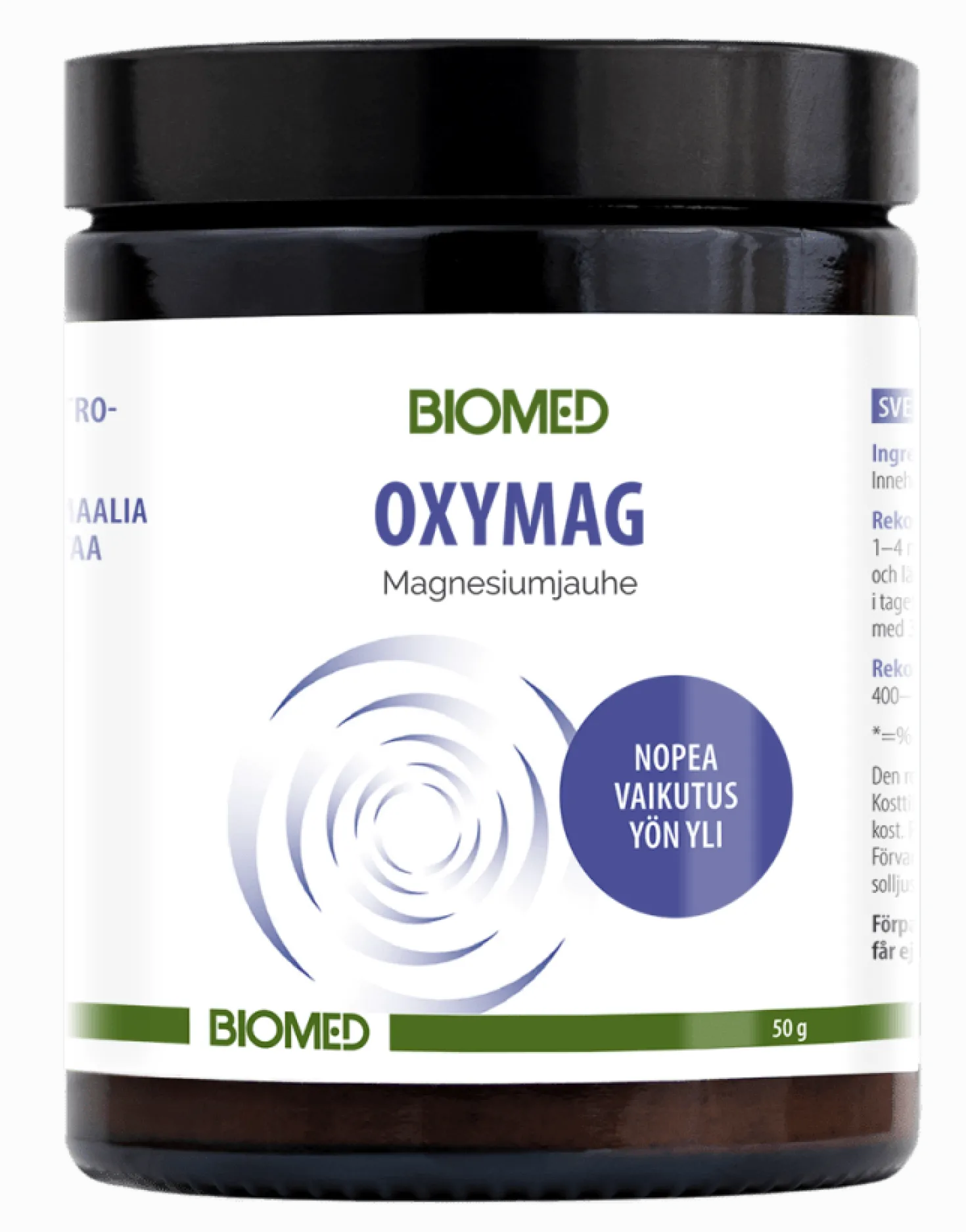Biomed Oxymag - Magnesiumjauhe 50 g
