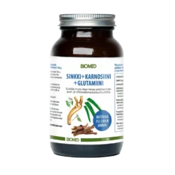 Biomed Sinkki + Karnosiini + Glutamiini - Juomajauhe 120 g