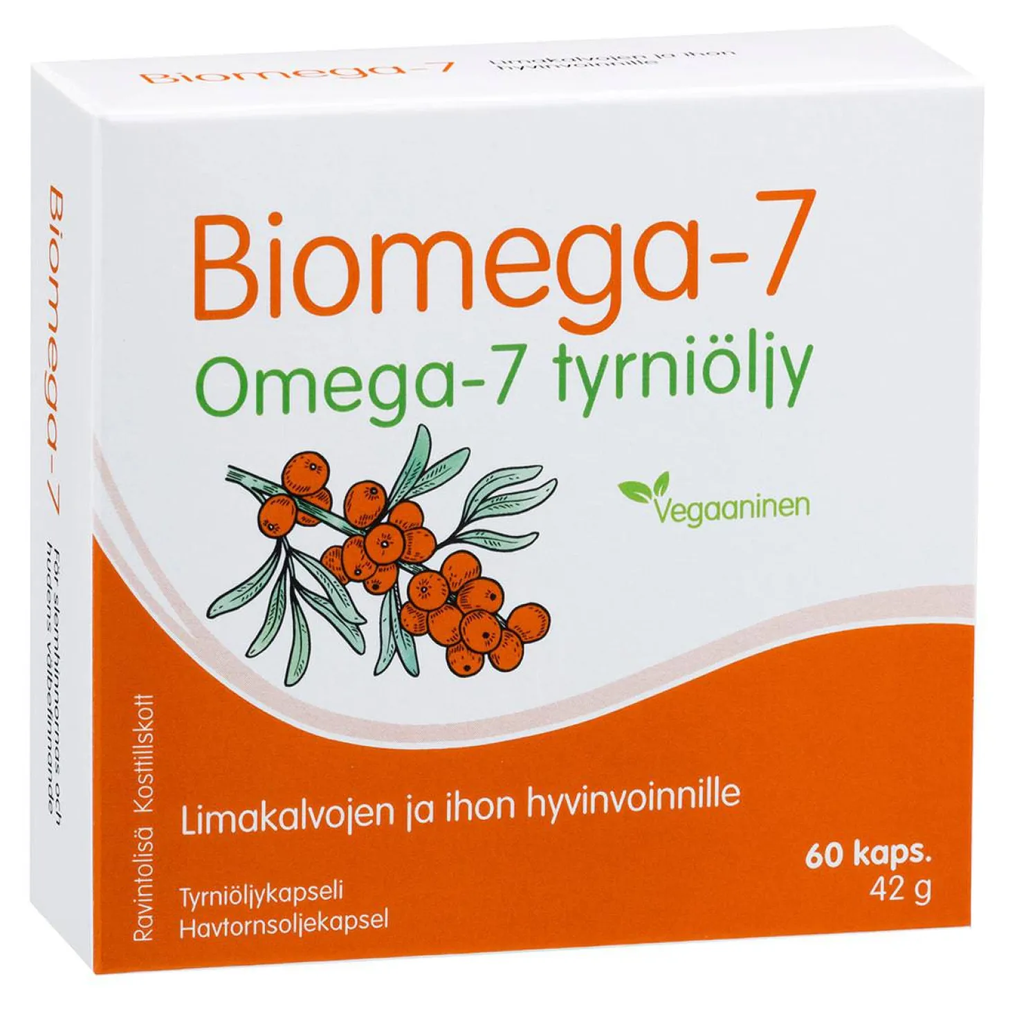 Biomega-7 Omega-7 Tyrniöljykapseli 60 kaps.