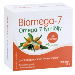 Biomega-7 Omega-7 Tyrniöljykapseli 120 kaps.
