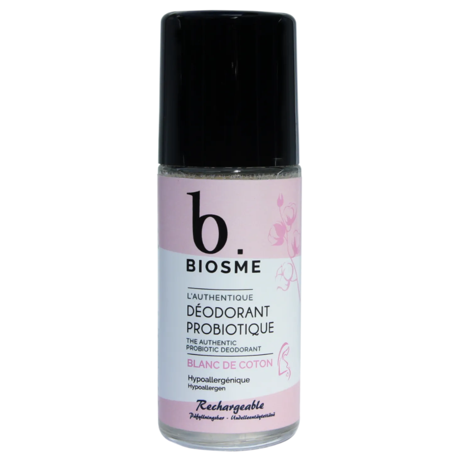 Biosme Probiotic Deodorant Blanc de Coton - Roll-On Deodorantti 50 ml