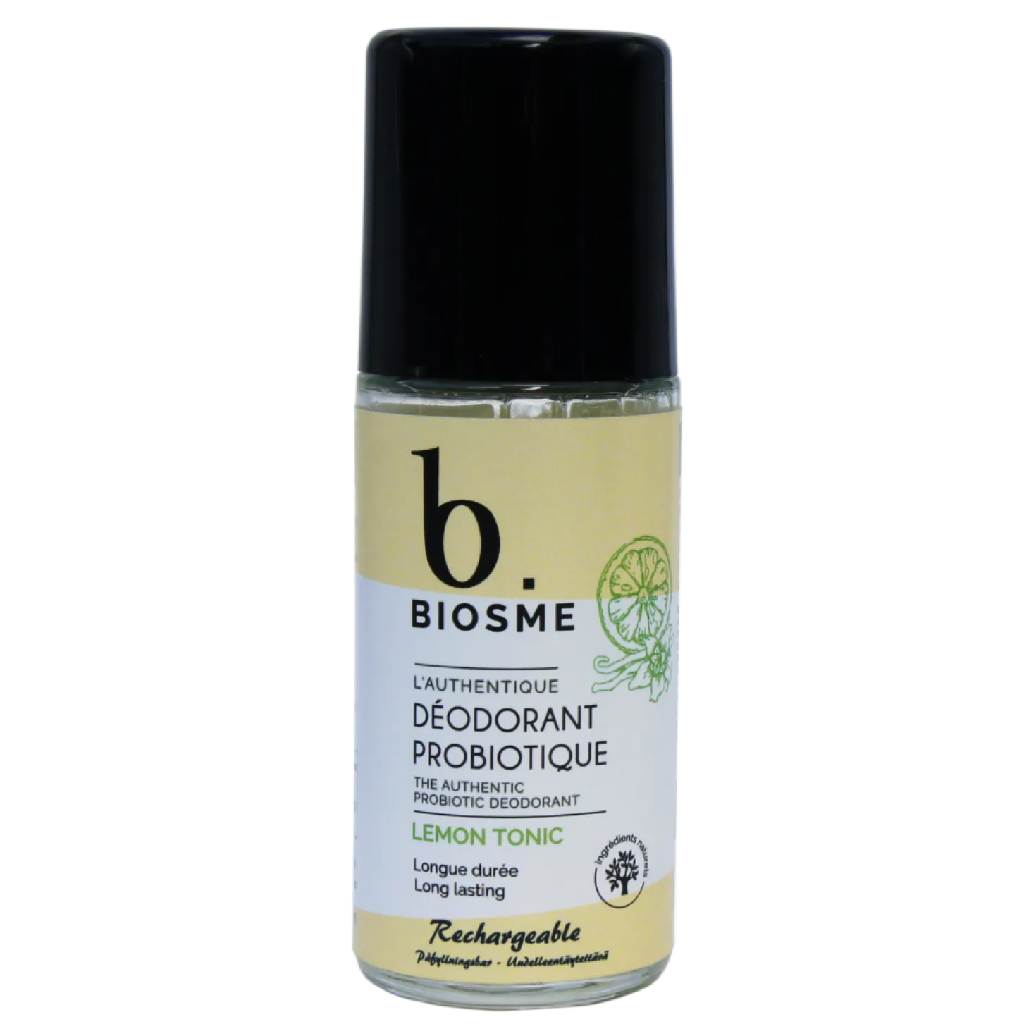 Biosme Probiotic Deodorant Lemon Tonic - Roll-On Deodorantti 50 ml