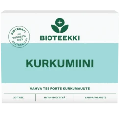 Bioteekin Kurkumiini - Vahva TSE Forte - Kurkumauute 30 tabl.