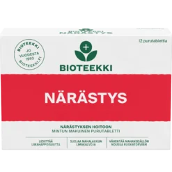 Bioteekki Närästys 12 purutablettia