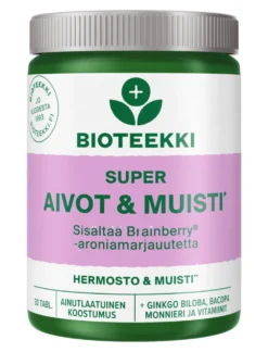 Bioteekki Super Aivot & Muisti 30 tabl. - Päiväys 03/2027