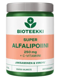 Bioteekki Super Alfalipoiini + C-vitamiini 90 tabl.