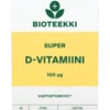 Bioteekki Super D-vitamiini 100 µg 60 kaps. - HUOM! Päiväys 12/2026