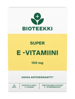 Bioteekki Super E-Vitamiini 100 mg 60 kaps.