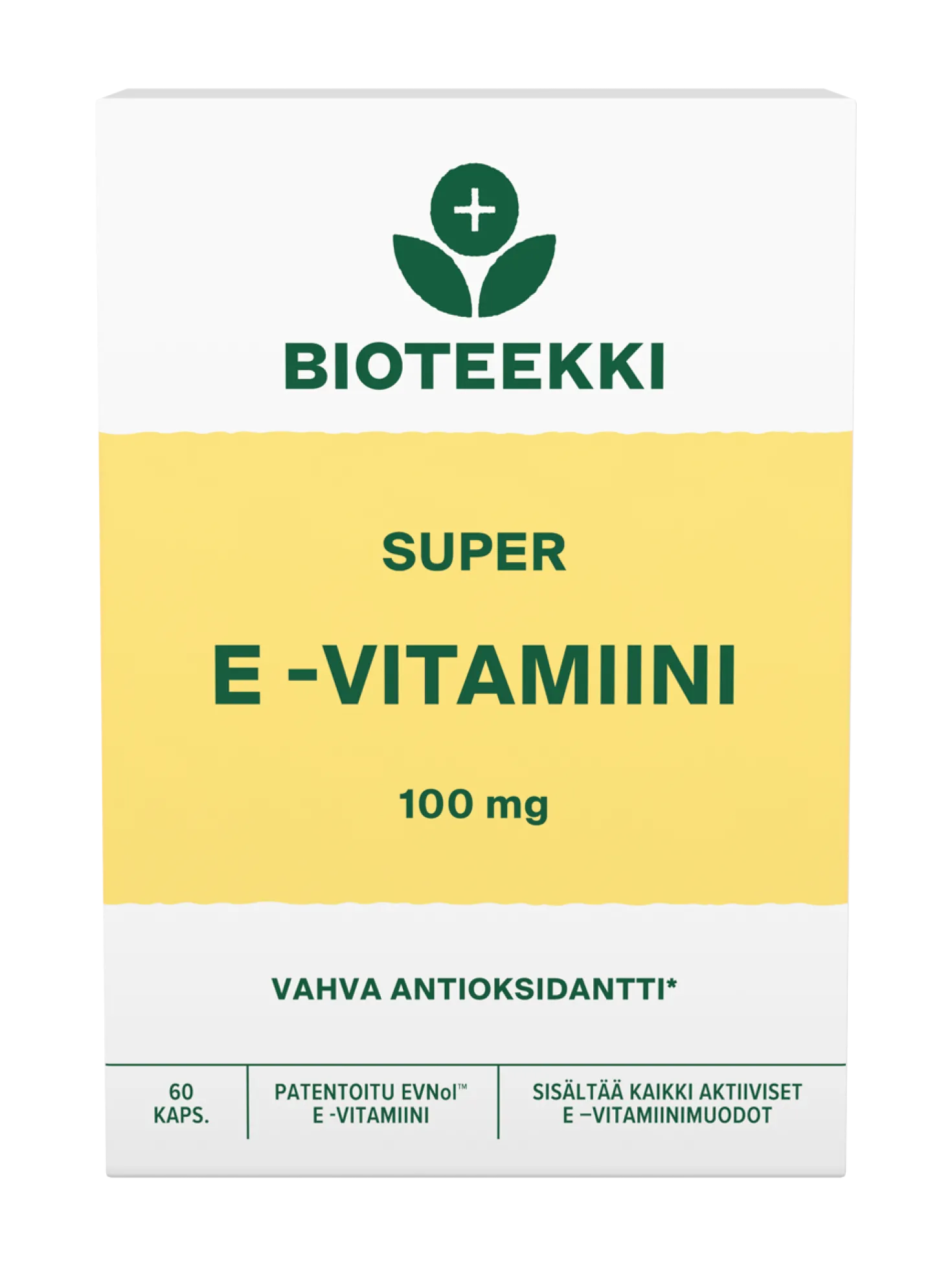 Bioteekki Super E-Vitamiini 100 mg 60 kaps.