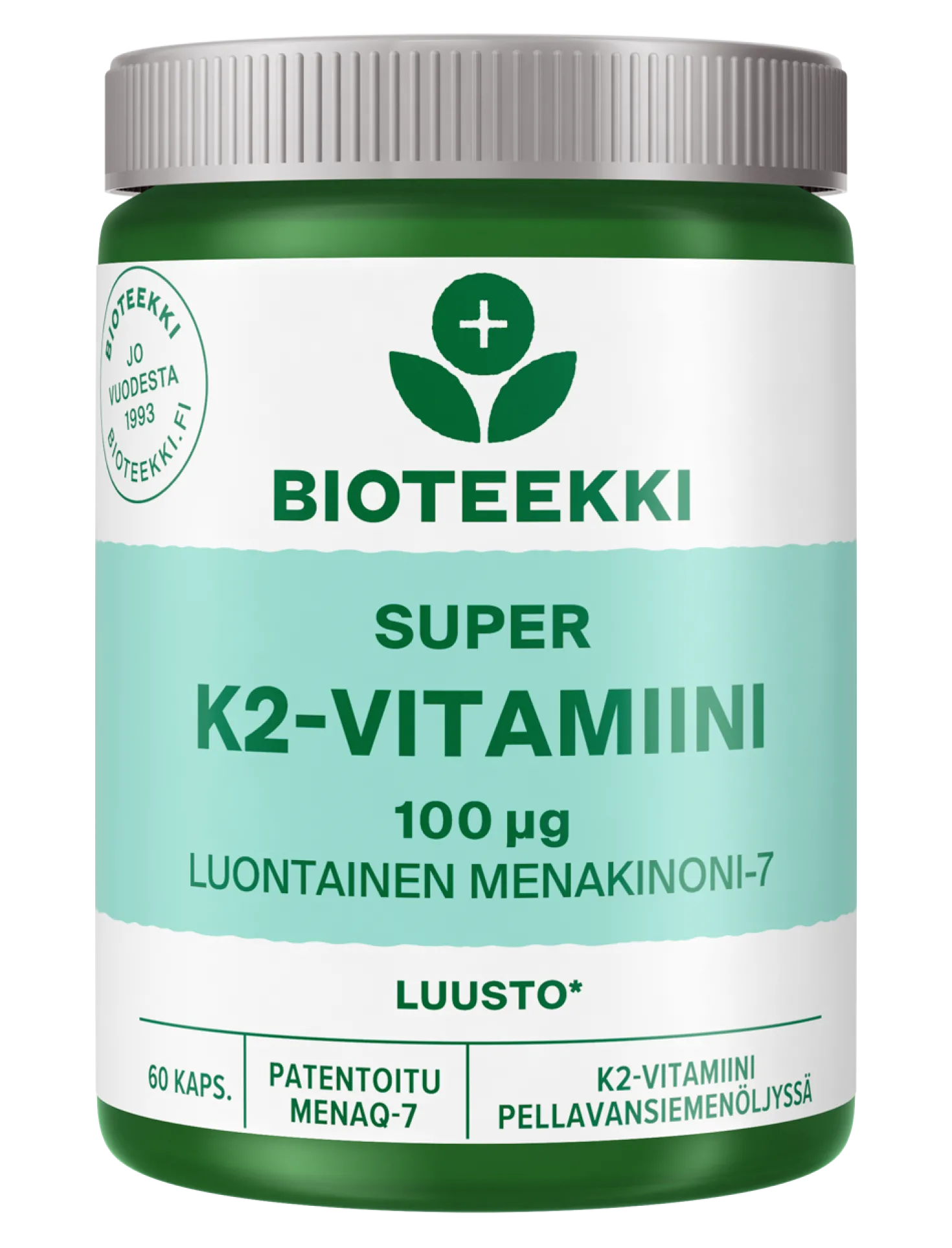Bioteekki Super K2-vitamiini 60 kaps.