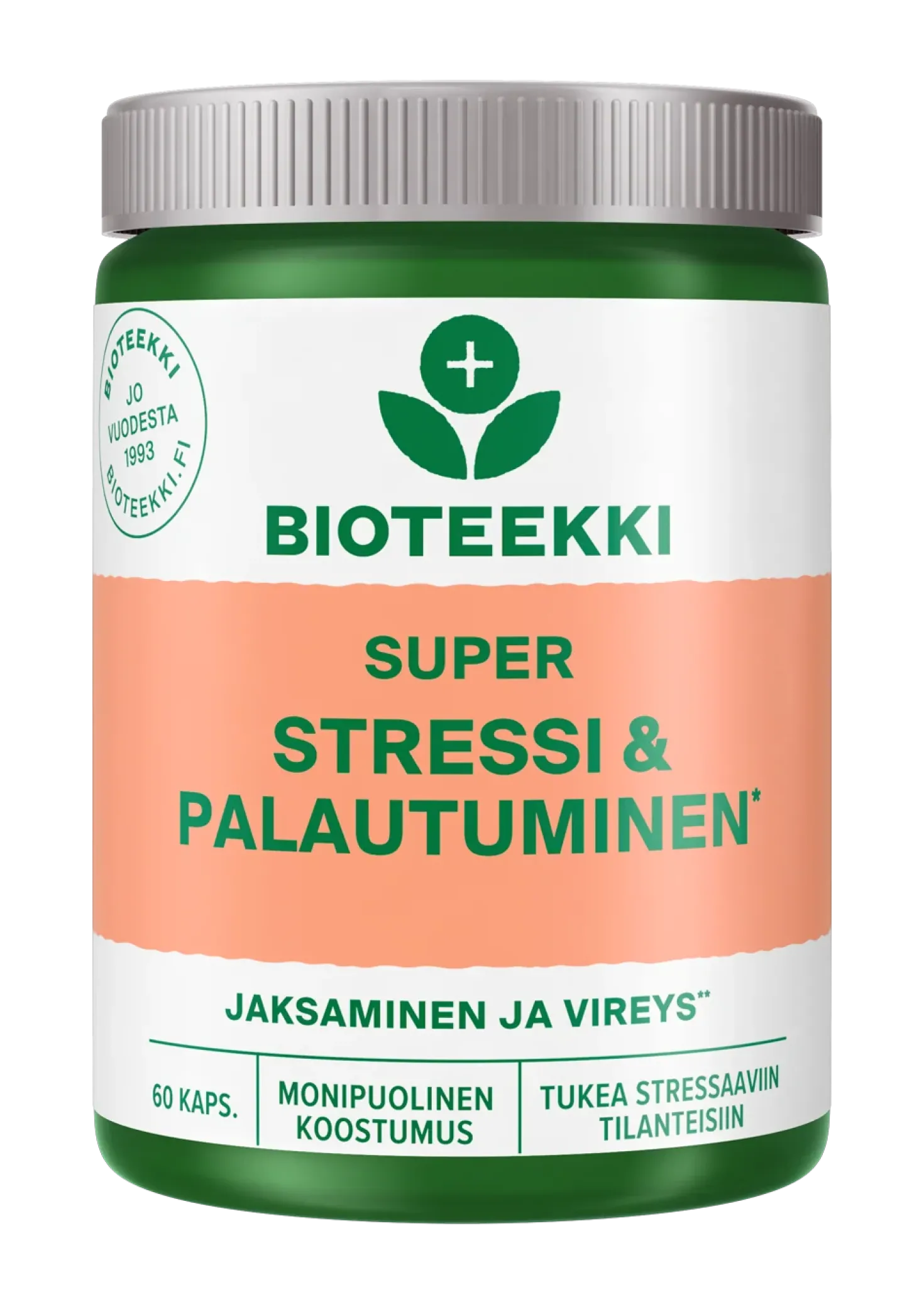 Bioteekki Super Stressi & Palautuminen 60 kaps.