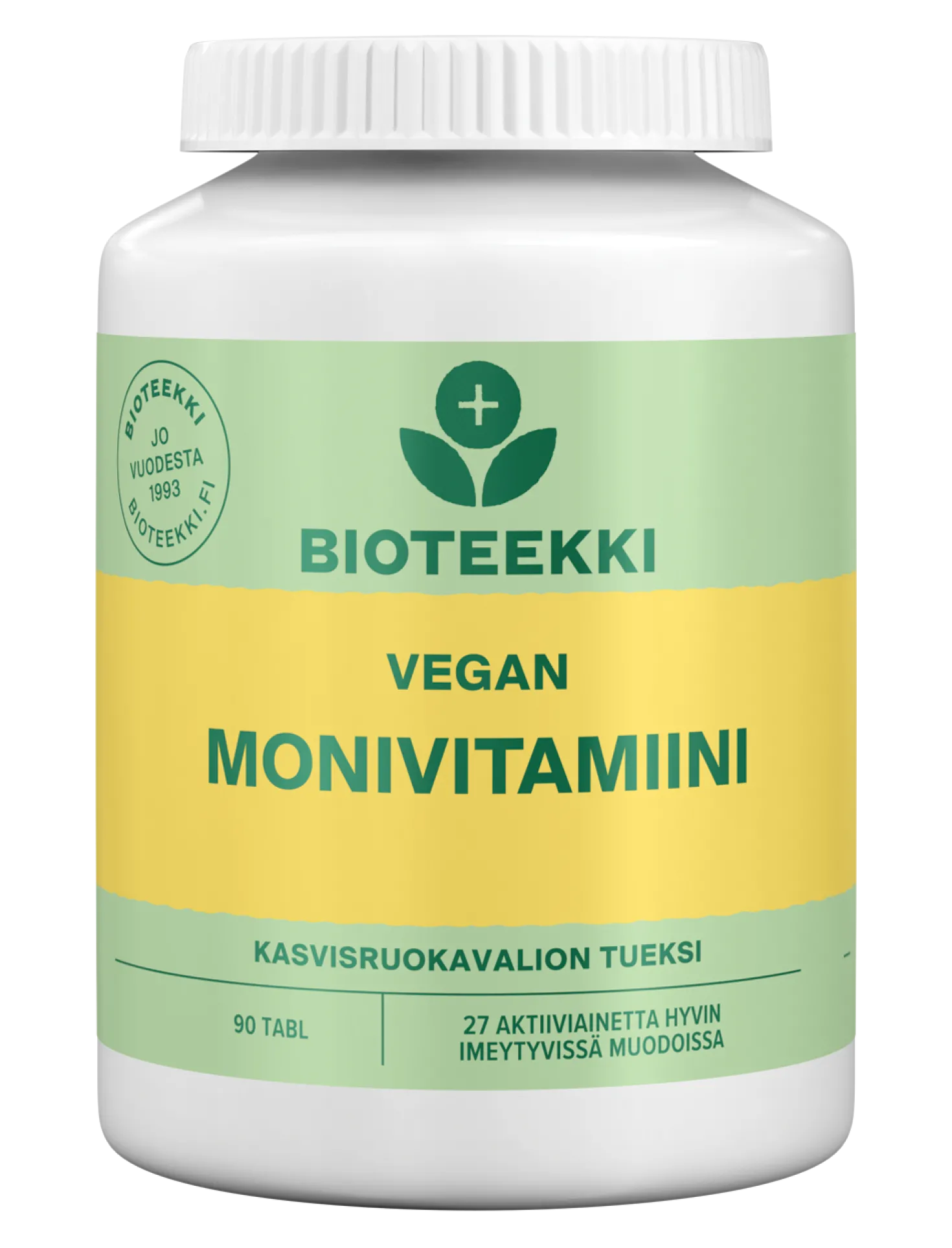 Bioteekki Vegan Monivitamiini 90 tabl.