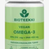 Bioteekki Vegan Omega-3 EPA 226 mg + DHA 450 mg 60 kaps.