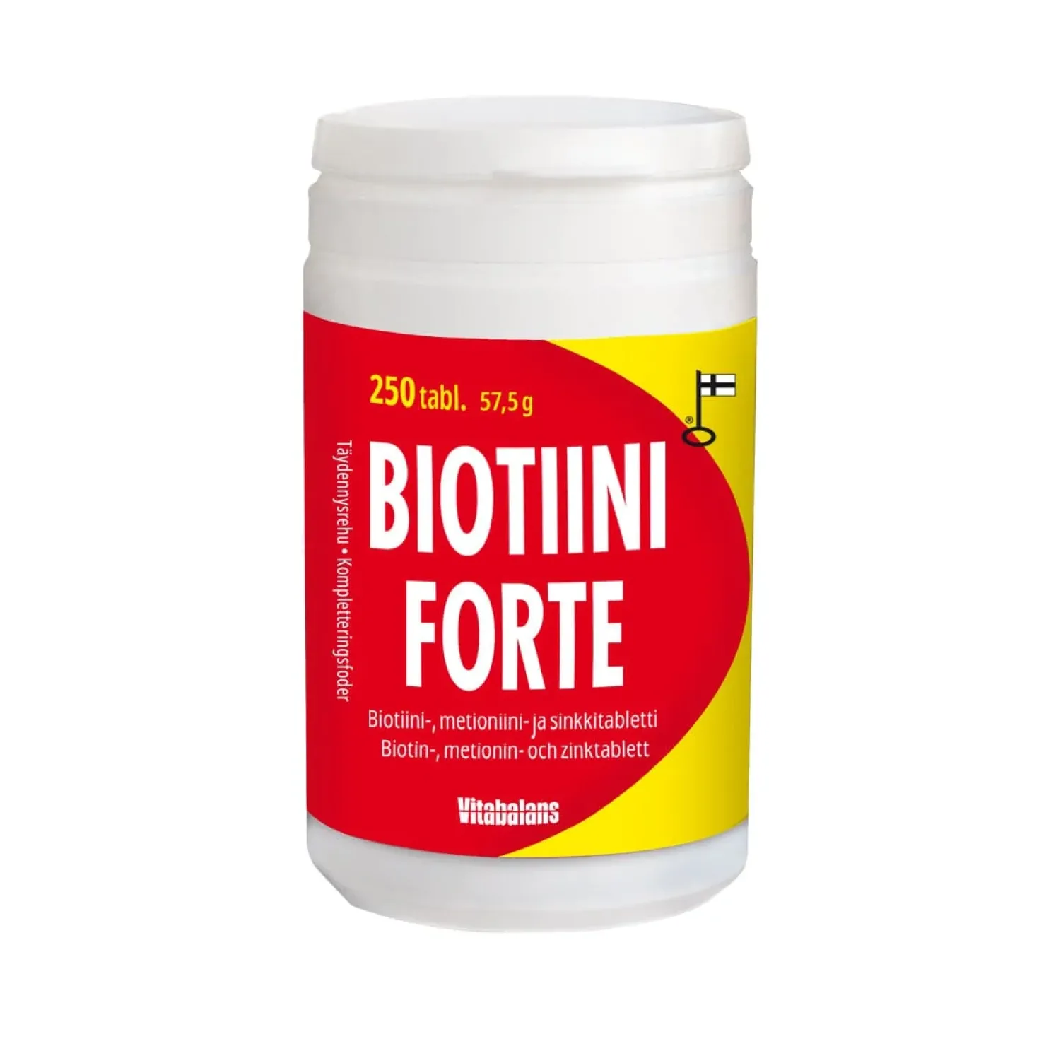 Biotiini Forte - Biotiini-, Metioniini- ja Sinkkitabletti koirille ja kissoille 250 tabl.