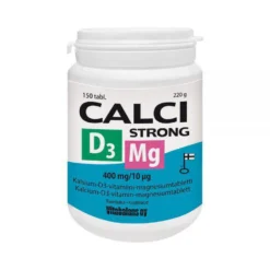 Calci Strong + Magnesium + D3-vitamiini 150 tabl.