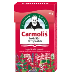Carmolis Inkivääri Yrttipastilli 45 g